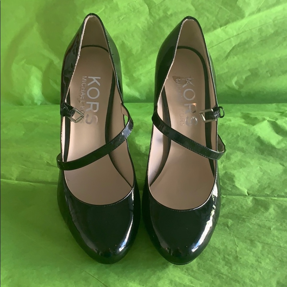 Michael Kors Black Mary Jane Heels 7.5